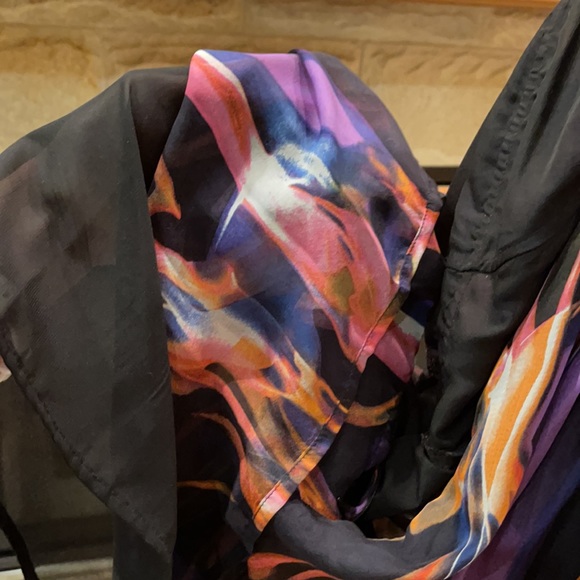 NWOT Stunning “Watercolor” Camila Tree Dress Sz M - Picture 6 of 16